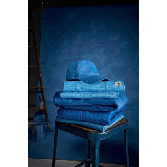 ⚡Carhartt Men's Dark Horizon Blue Cotton Canvas Adjustable Fit Cap - Picture 3 of 3